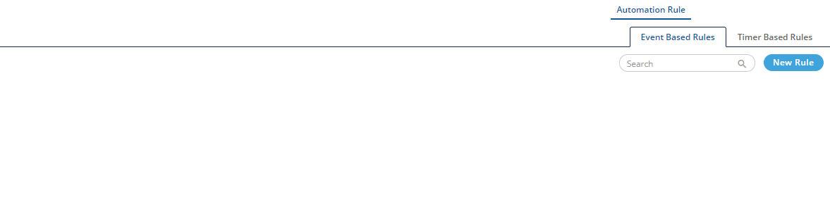 Automation Rule Tab