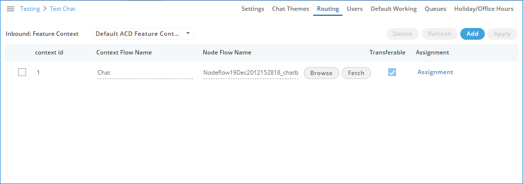 Routing Management Routing