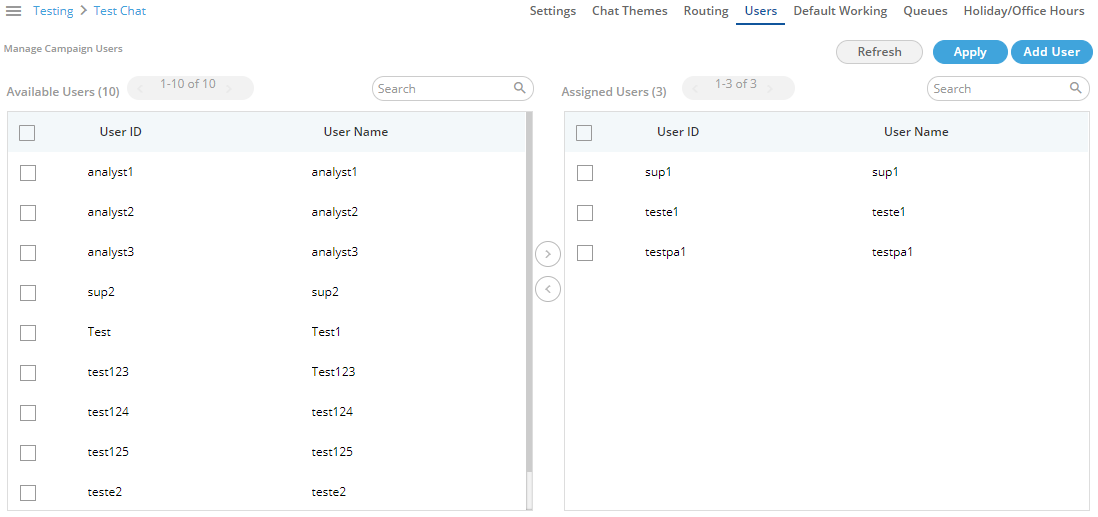 User Management