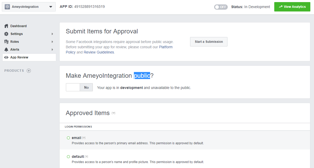 Make App Public