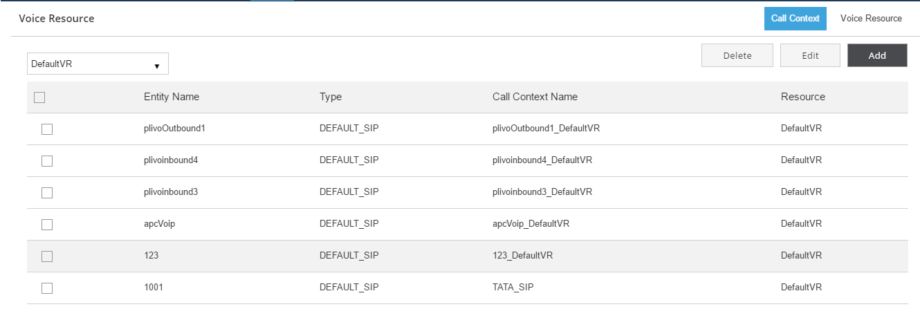 Call Context Call Context