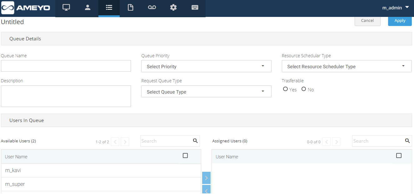 Create a Queue Create a Queue