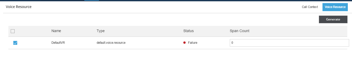 Voice Resource Voice Resource